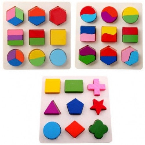 Wooden Square Shape Puzzle Toy