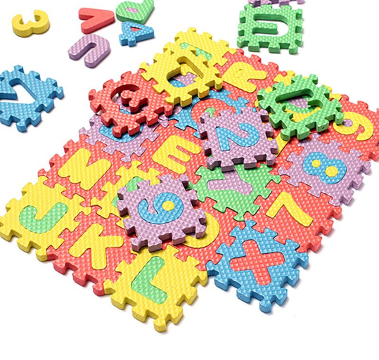 Foam Floor Alphabet & Number Puzzle Mat